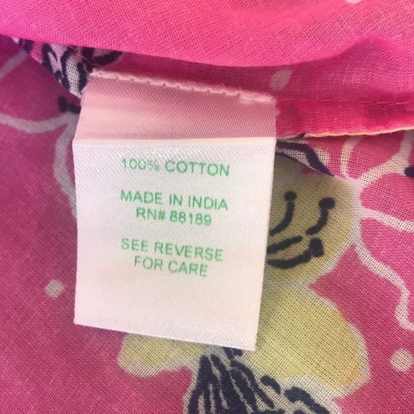 Lilly Pulitzer Hotty Pink Lady Loves Polka Dots Print Clementine Pullover Top - Picture 8 of 10